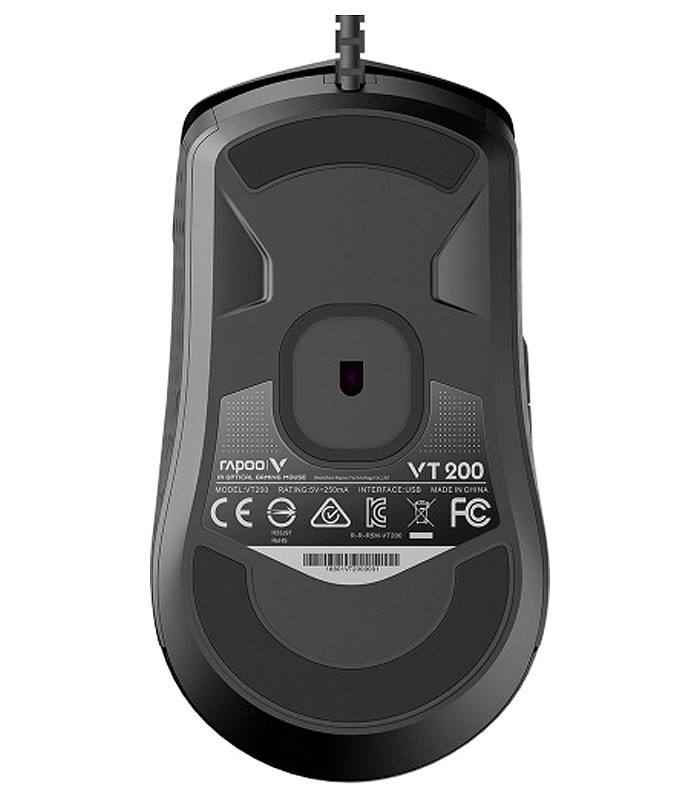 ماوس باسیم و ماوس پد گیمینگ رپو VT200 + VP410 Medium