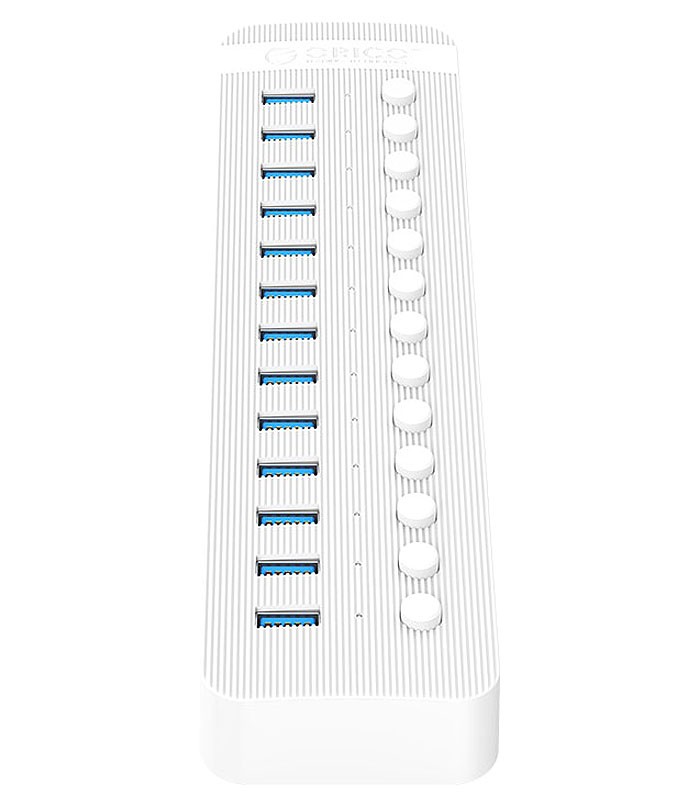 هاب 13 پورت USB 3.0 کلید دار همراه آداپتور اوریکو CT2U3-13AB