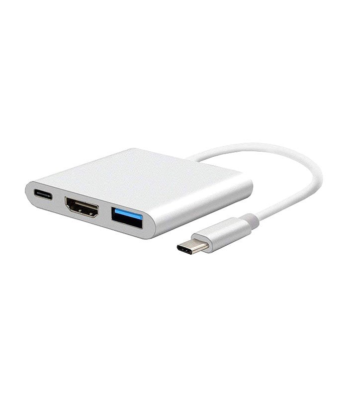 هاب 3 پورت Type C به 3.0 USB با پورت HDMI با قابلیت PD لایمستون LS-C2H