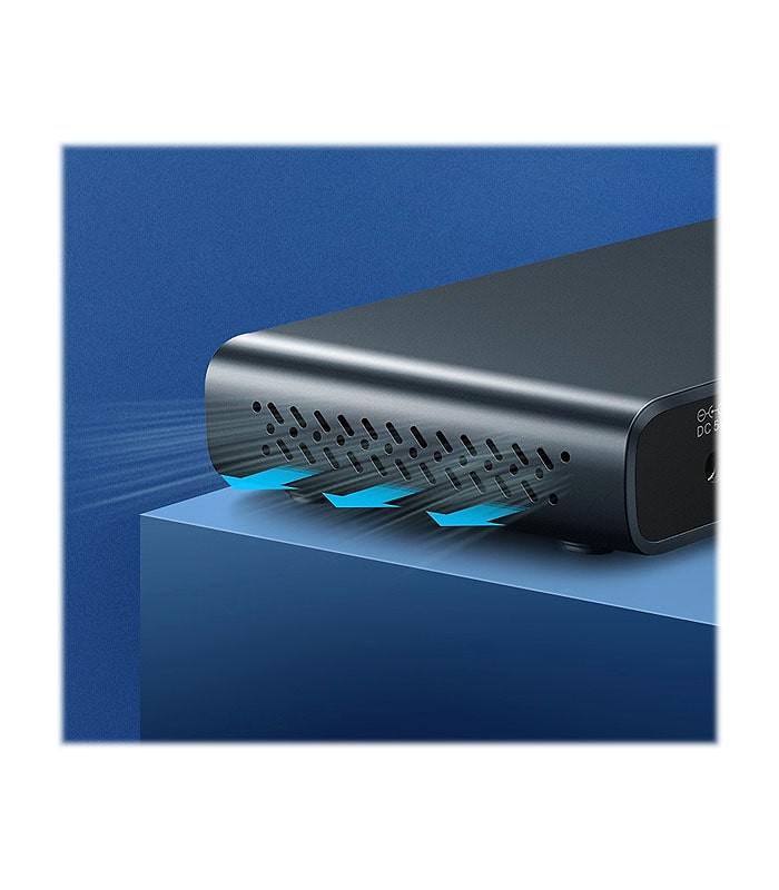 سوئیچ کواد 4 پورت HDMI همراه با آداپتور و ریموت کنترل یوگرین 50745 CM201