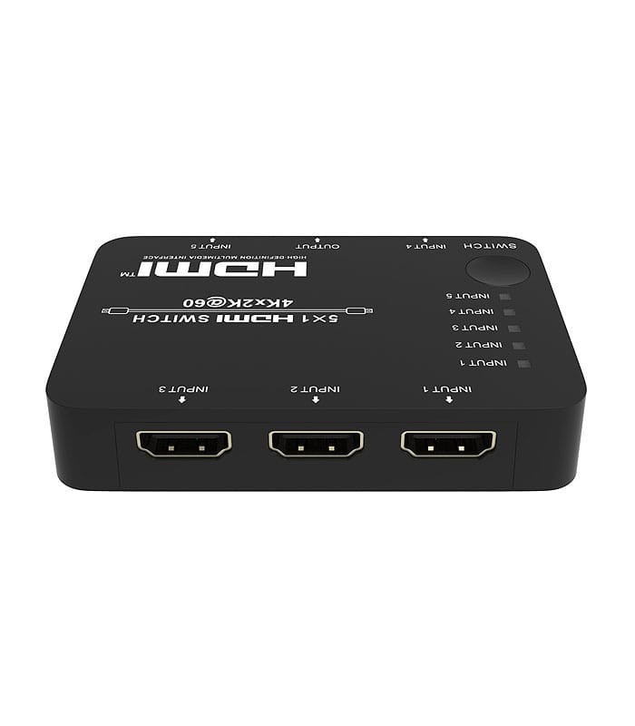 سوئیچ 5 پورت HDMI با قابلیت 3D و رزولوشن 4Kx2K با ریموت کنترل فرانت FN-S251