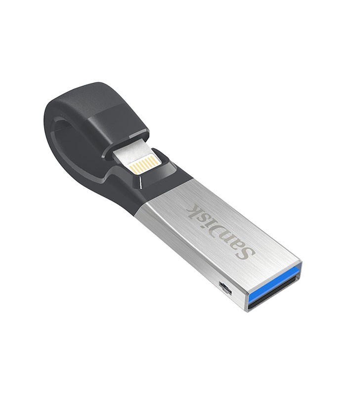 فلش مموری سن دیسک USB 3.0 OTG iXpand ظرفیت 64 گیگابایت