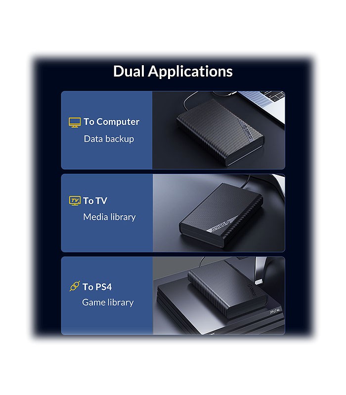 باکس هارد 3.5 اینچ USB 3.1 اوریکو 3521C3