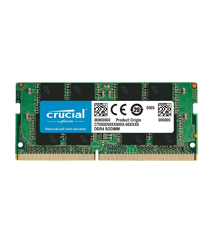 رم لپ تاپ کروشیال DDR4 SODIMM CL22 ظرفیت 32 گیگابایت فرکانس 3200 مگاهرتز