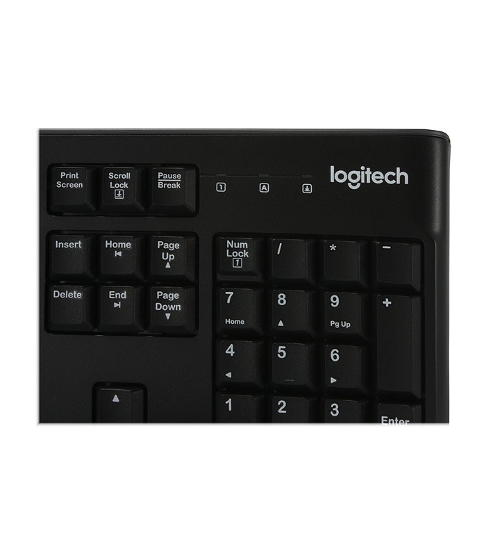کیبورد باسیم لاجیتک K120 با حروف فارسی