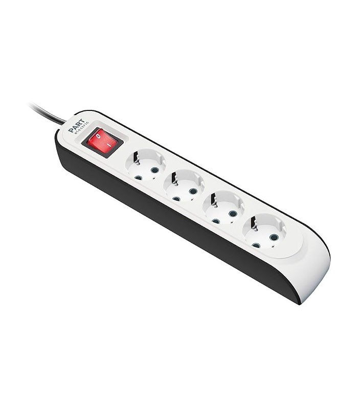 چند راهی برق 4 خانه  با کابل 3 متر پارت الکتریک PE8758
