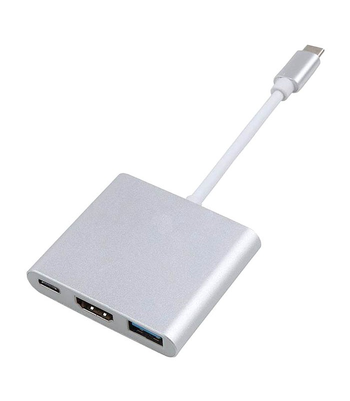 هاب 3 پورت Type C به 3.0 USB با پورت HDMI و Type C وی نت V-COUC30HU