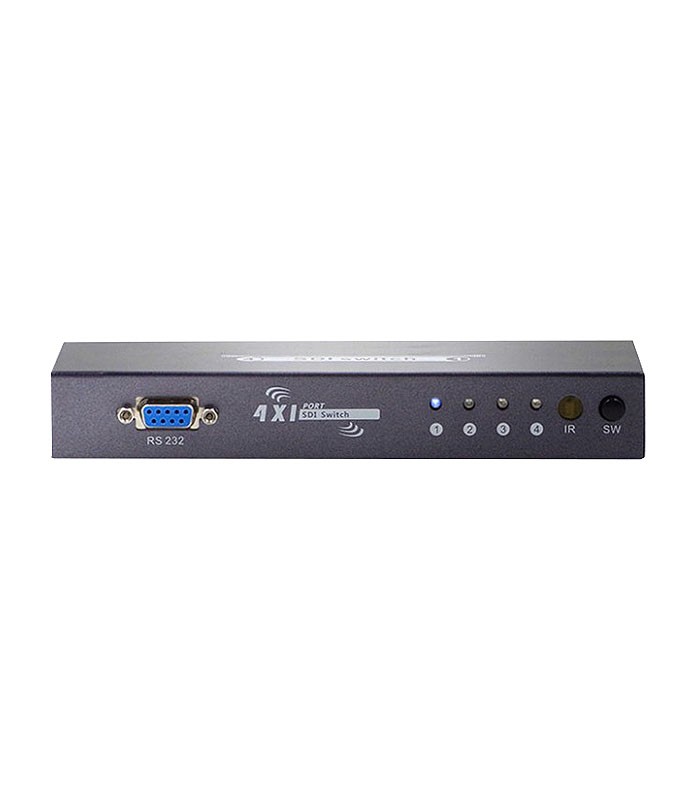 سوئیچ 4 پورت SDI با ریموت کنترل لایمستون LS-SS401