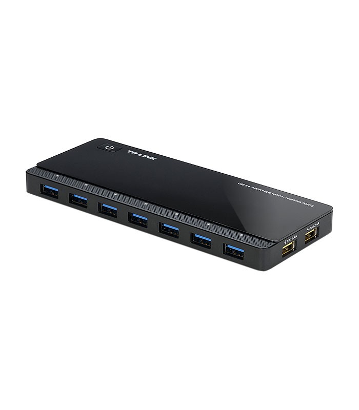 هاب 7 پورت USB 3.0 با 2 پورت شارژ تی پی لینک UH720