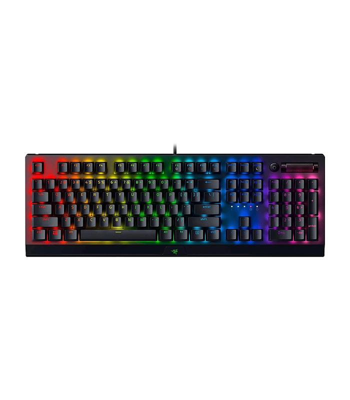 کیبورد باسیم گیمینگ ریزر BlackWidow V3 - Yellow Switch