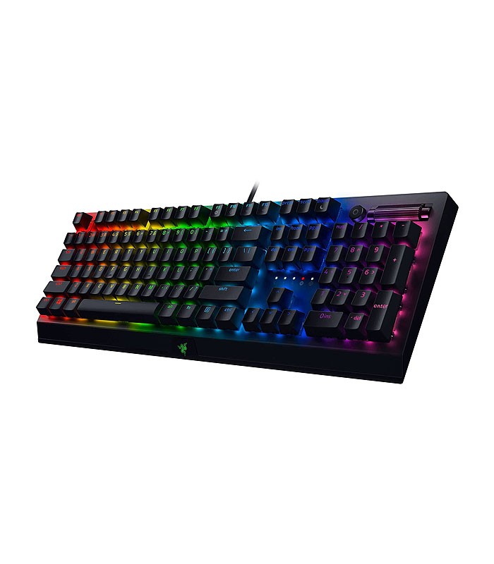 کیبورد باسیم گیمینگ ریزر BlackWidow V3 - Yellow Switch