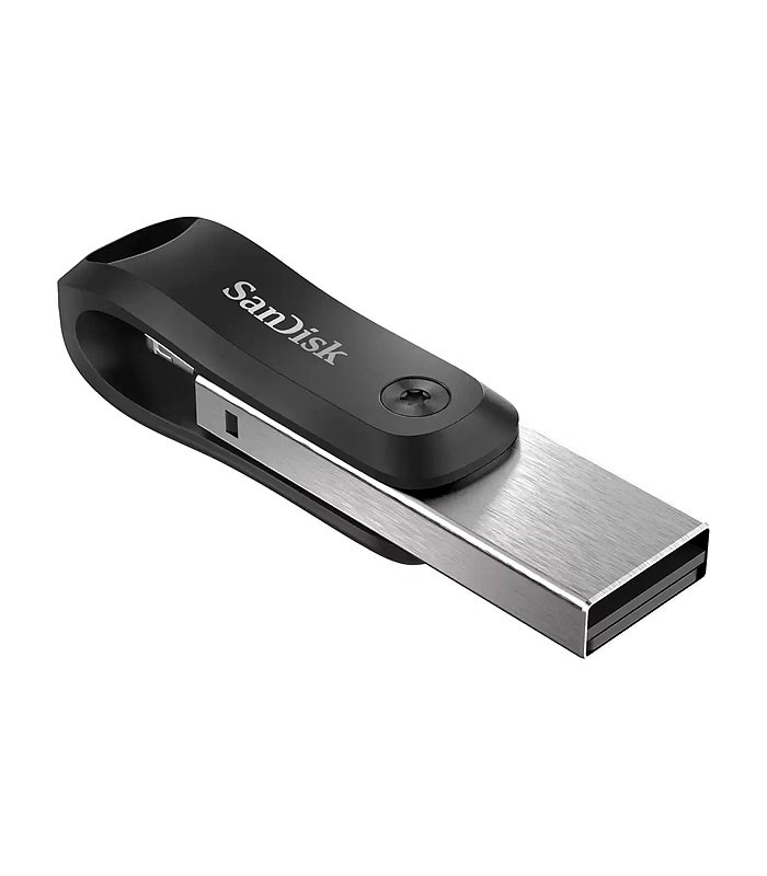فلش مموری سن دیسک USB 3.0 OTG iXpand Go ظرفیت 128 گیگابایت