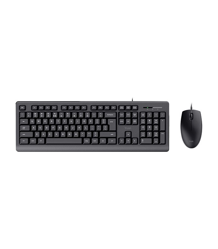 کیبورد و ماوس باسیم تراست TKM-250 با حروف فارسی