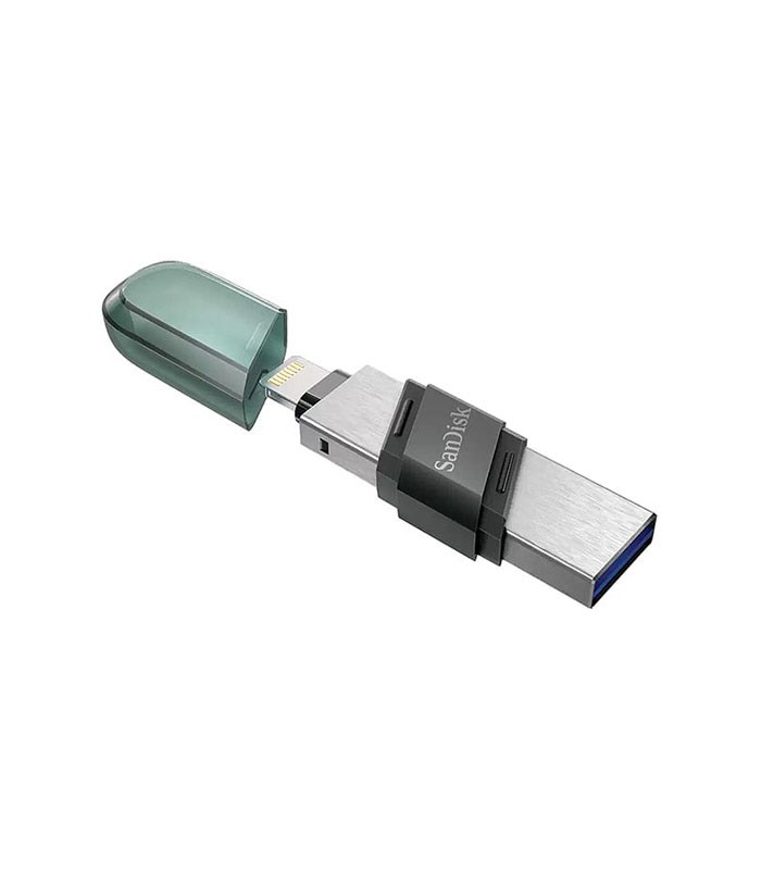 فلش مموری سن دیسک USB 3.1 OTG iXpand Flip ظرفیت 256 گیگابایت