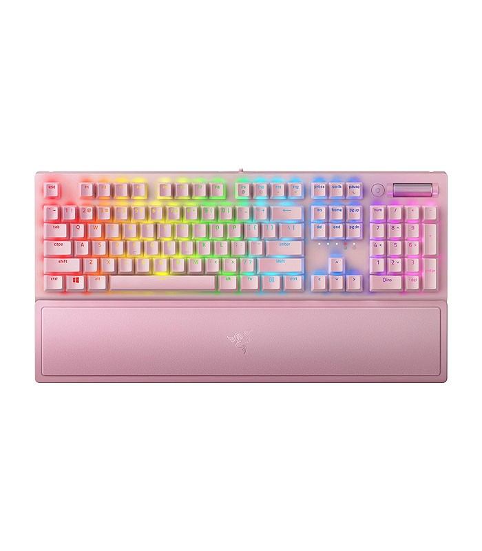 کیبورد باسیم گیمینگ ریزر BlackWidow V3 – Green Switch