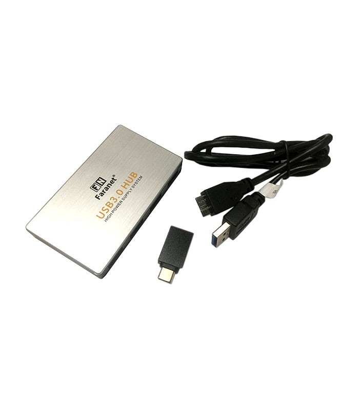 هاب 4 پورت USB 3.0 فرانت FN-U3H402