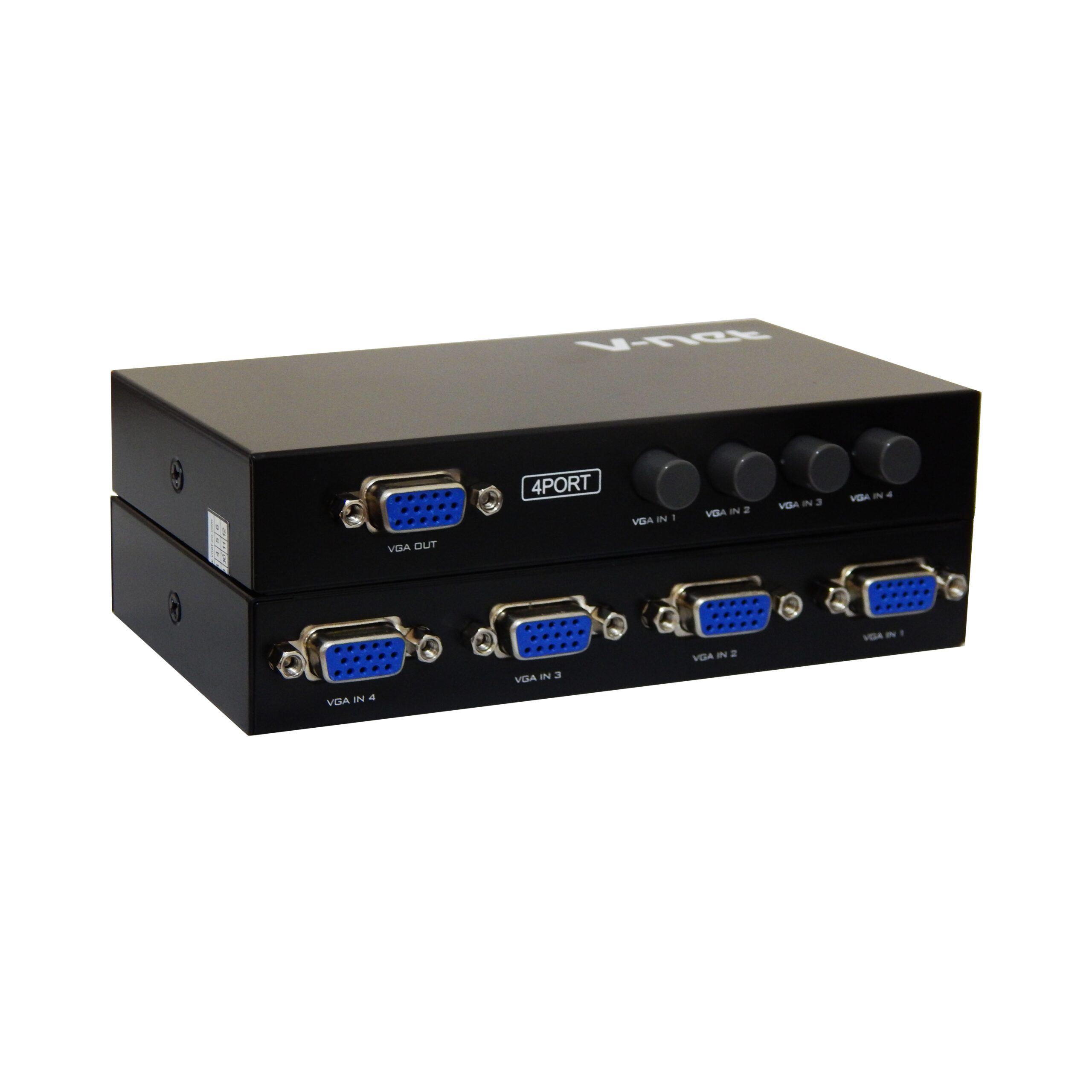 سوئیچ 4 پورت VGA دستی وی نت V-SWVGAM04