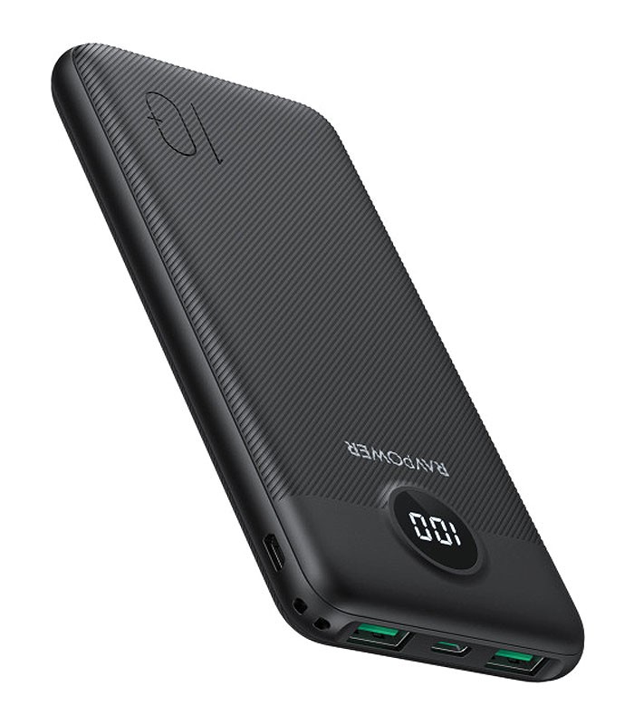 پاور بانک راوپاور RP-PB1204 با ظرفیت 10000 میلی آمپر ساعت