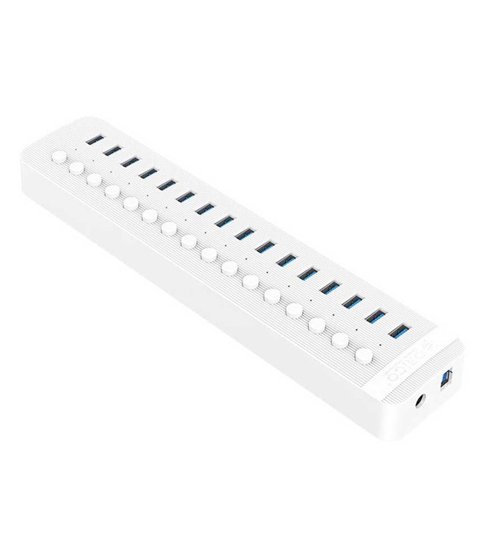 هاب 16 پورت USB 3.0 کلید دار همراه آداپتور اوریکو CT2U3-16AB