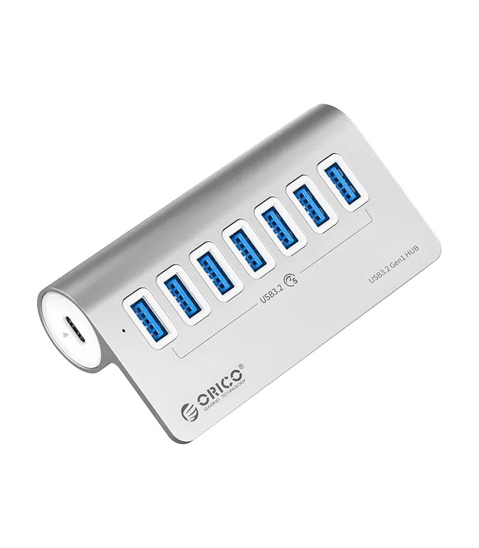 هاب 7 پورت USB 3.2 همراه آداپتور اوریکو M3U7-10