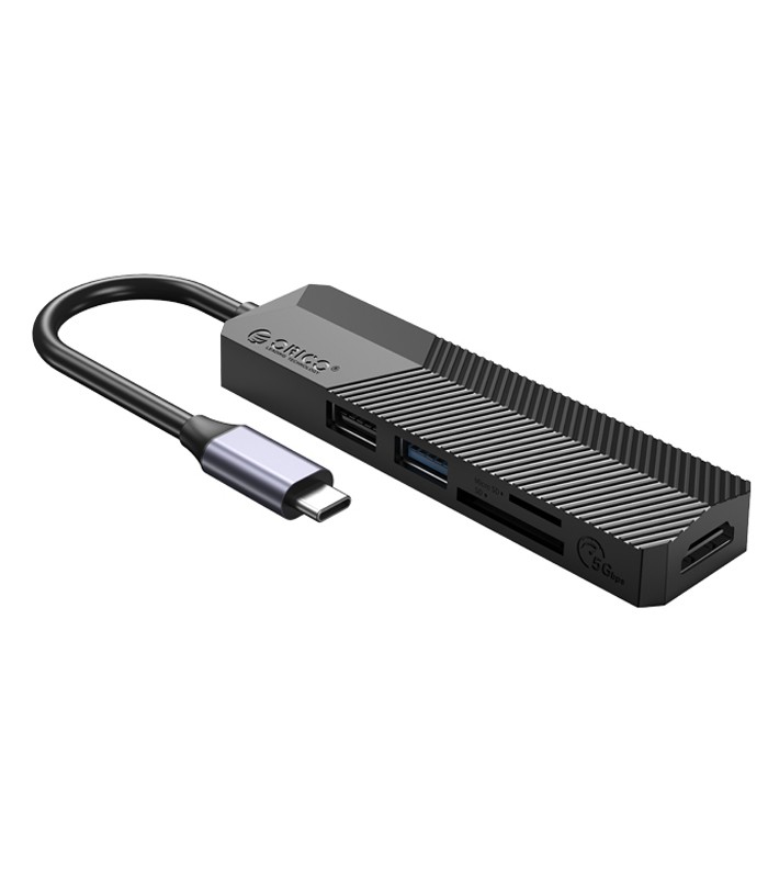 هاب 4 پورت Type C به USB 3.0 – 2.0 اوریکو MDK-5P