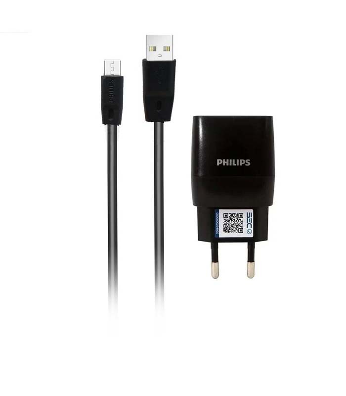 شارژر دیواری فیلیپس DLP2310UB به همراه کابل شارژ