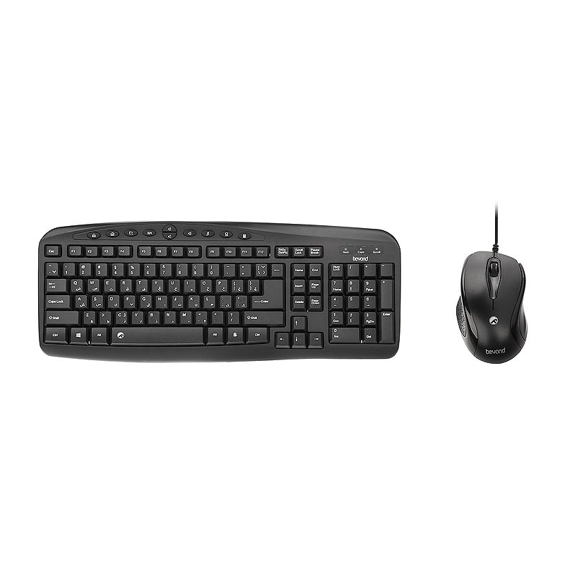 کیبورد و ماوس باسیم بیاند FCM-4220 با حروف فارسی
