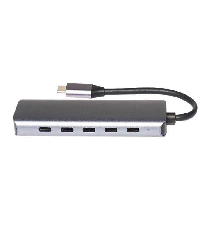 هاب 5 پورت Type C با قابلیت PD کی نت K-HUCMHC322