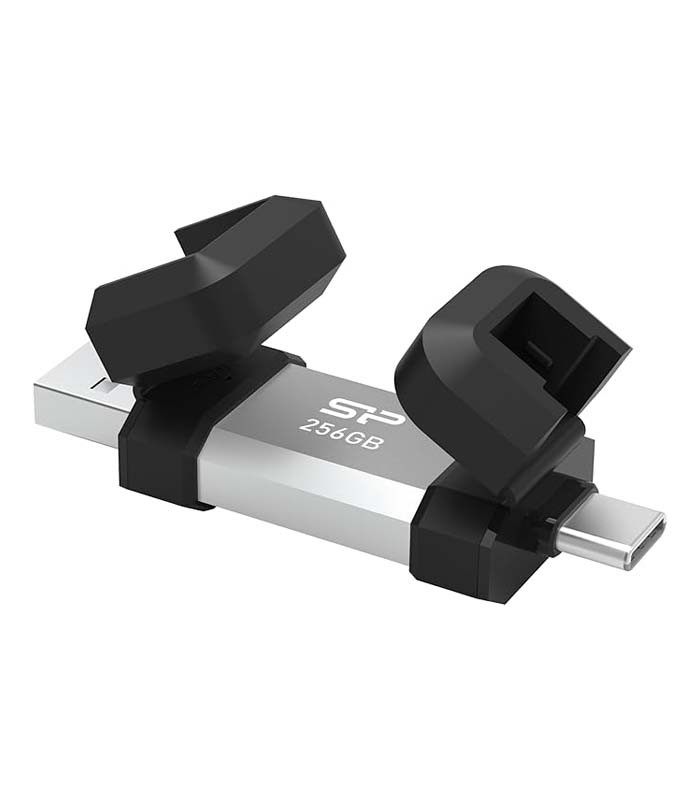 فلش مموری سیلیکون پاور USB 3.2 Gen Type-c C51 ظرفیت 256 گیگابایت