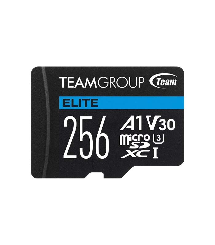 کارت حافظه microSDXC تیم گروپ کلاس 3 سرعت 100MBps ظرفیت 256 گیگابایت