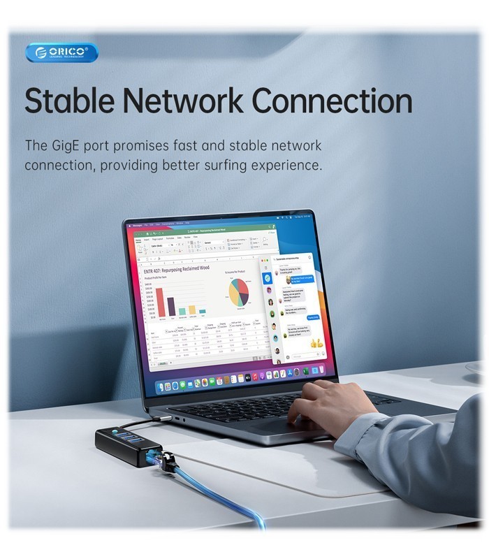هاب 4 پورت USB 3.0 اوریکو PW3UR-C3-015