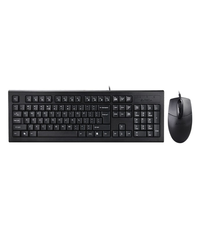کیبورد و ماوس باسیم ای فورتک KR-8572S با حروف فارسی