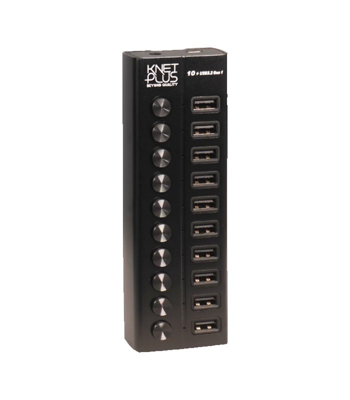 هاب 10 پورت USB 3.2 Gen1 کی نت پلاس KP-HA110