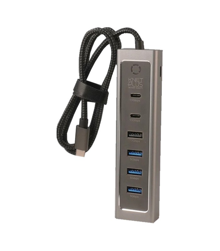 هاب 7 پورت USB 3.2 Gen2 کی نت پلاس KP-HC37