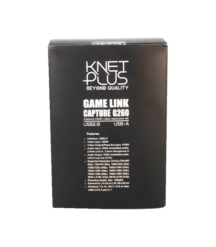 کارت کپچر HDMI به USB 2.0 کی نت پلاس KP-G260