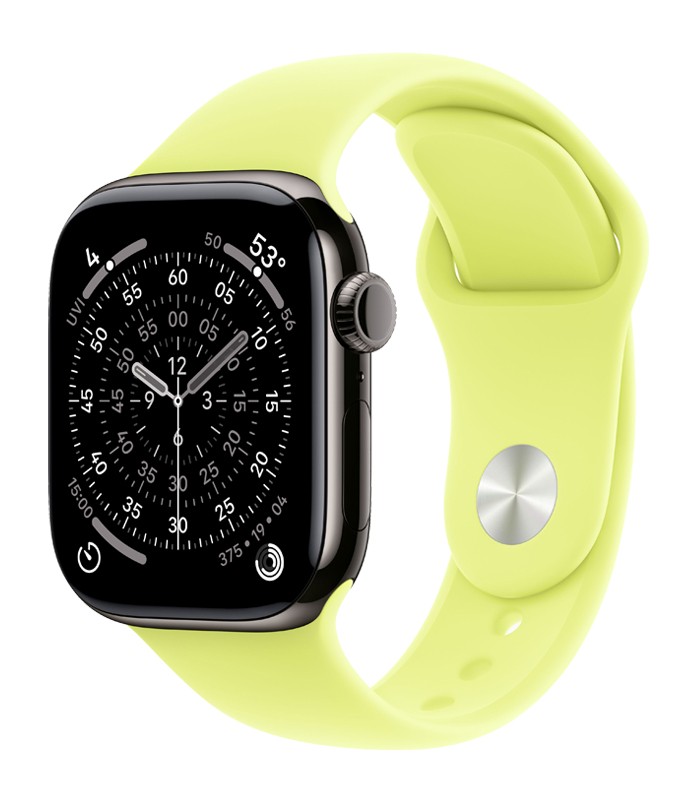 اپل واچ سری 11 تیتانیوم GPS سایز 46mm با بند اسپورت