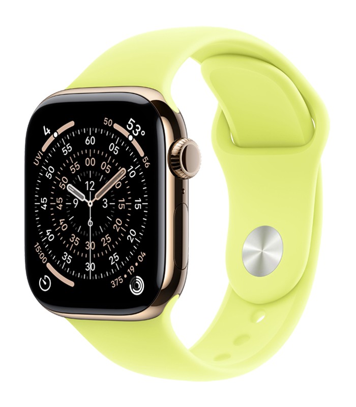 اپل واچ سری 11 تیتانیوم GPS سایز 46mm با بند اسپورت
