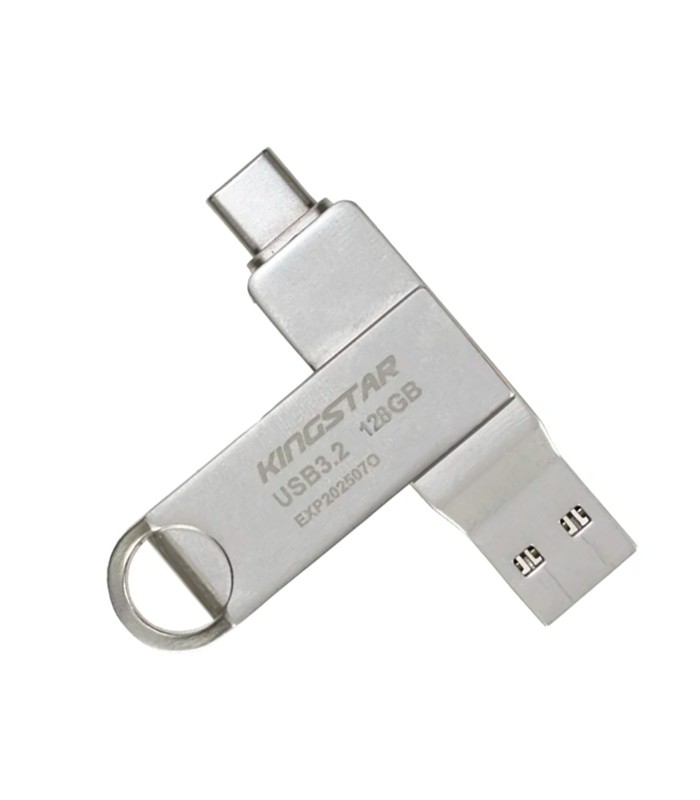 فلش مموری کینگ استار USB 3.2 C60 ظرفیت 128 گیگابایت
