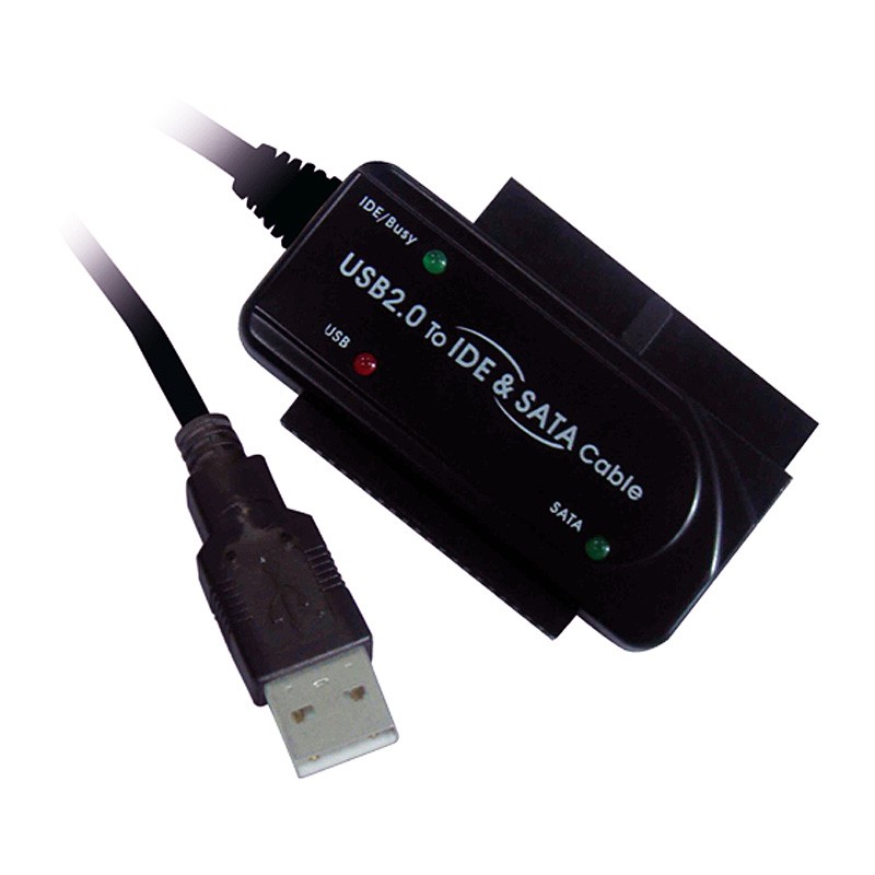 تبدیل USB 2.0 به SATA و IDE همراه آداپتور فرانت FN-U2ST100